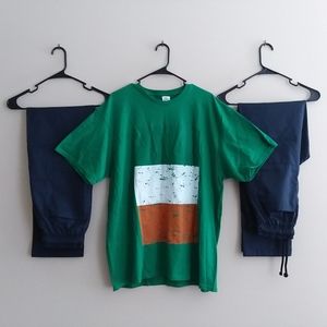 XLarge Graphic T Shirt & Unisex Multipurpose Pants